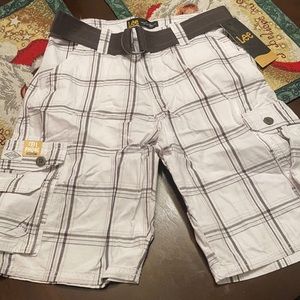 Brand new White cargo shorts